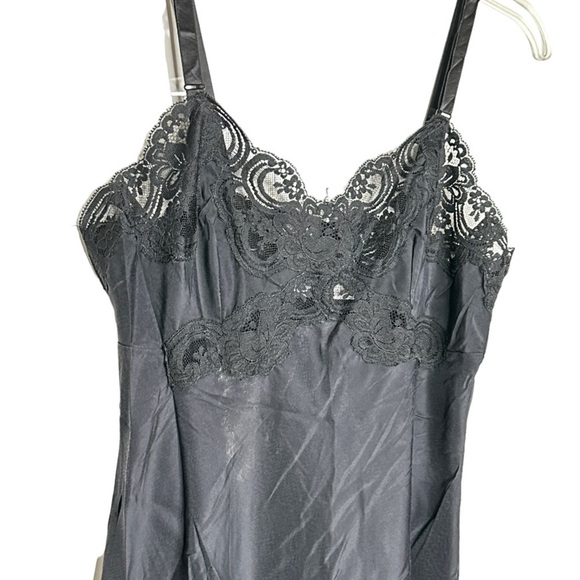 Vintage Black Nylon Full Slip - Picture 5 of 6